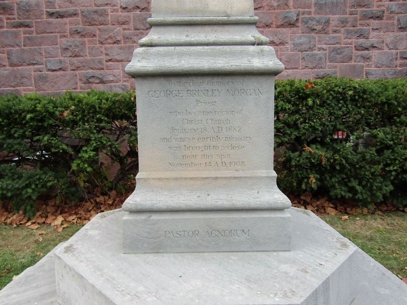George Brinley Morgan Memorial Marker. Click for full size. George Brinley Morgan Memorial Marker image. Click for full size.