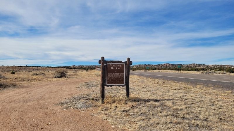 The view of the marker along the highway image. Click for full size.