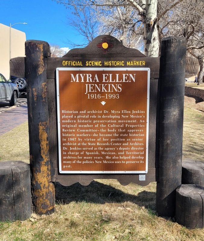 Myra Ellen Jenkins Marker. Click for full size. Myra Ellen Jenkins Marker image. Click for full size.