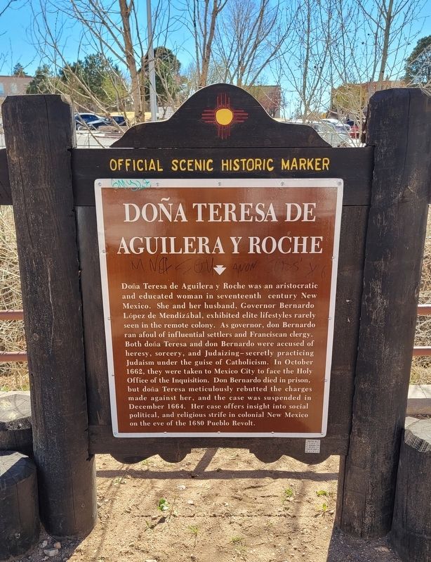 Do�a Teresa de Aguilera y Roche Marker image. Click for full size.