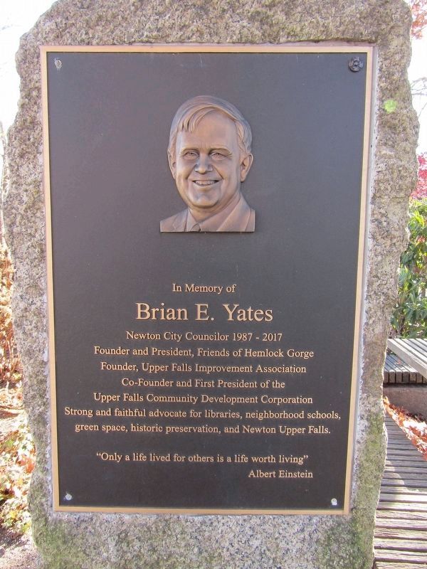 Brian E. Yates Marker. Click for full size. Brian E. Yates Marker image. Click for full size.