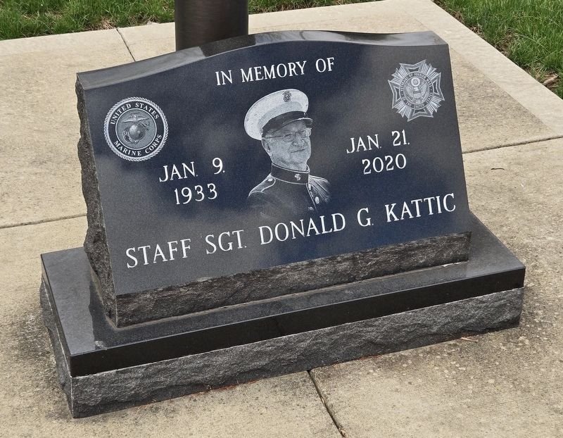Staff Sgt. Donald G. Kattic Marker image. Click for full size.