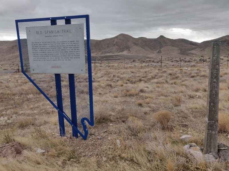 Old Spanish Trail Marker image. Click for full size.