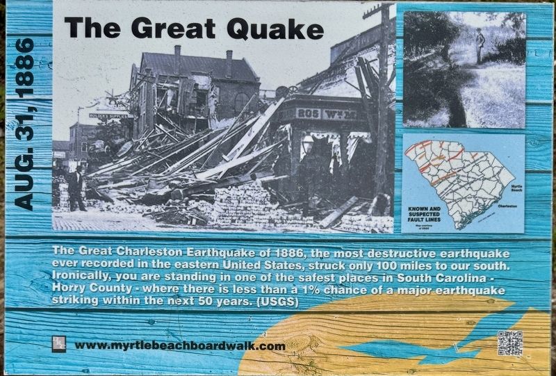 The Great Quake Marker. Click for full size. The Great Quake Marker image. Click for full size.