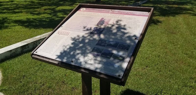 Historic Gorrie Square Marker. Click for full size. Historic Gorrie Square Marker image. Click for full size.
