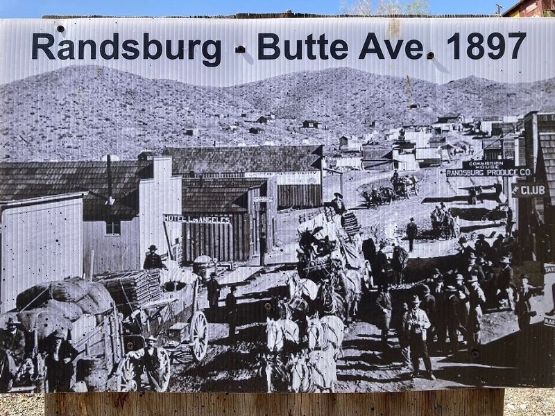 Randsburg - 1897. Click for full size. Randsburg - 1897 image. Click for full size.