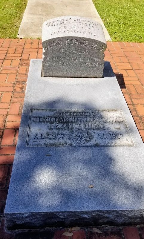 Dr. John Gorrie's Grave image. Click for full size.