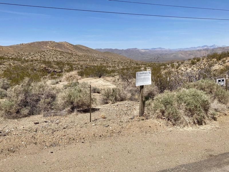 Fiddler�s Gulch and Marker image. Click for full size.