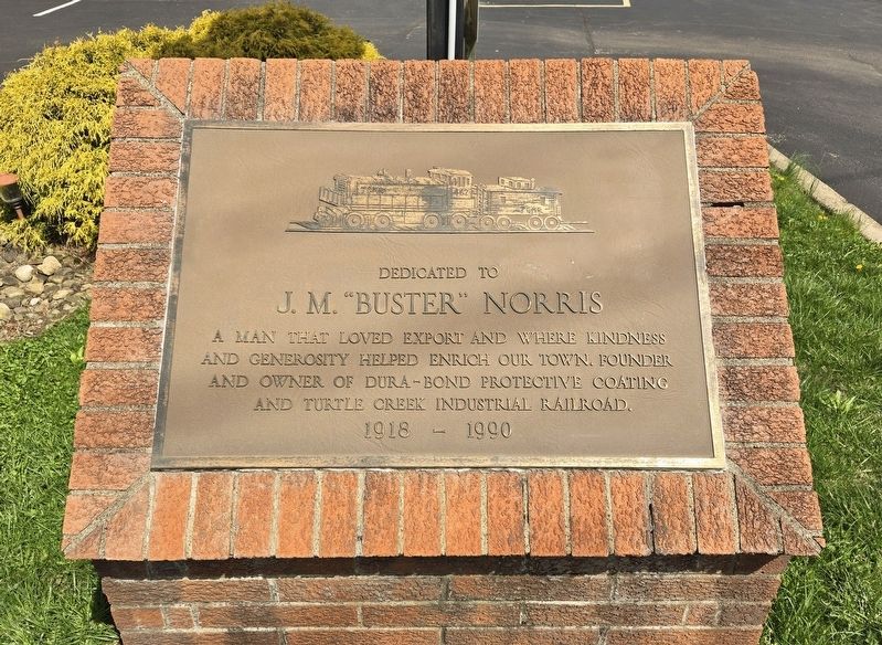 J. M. "Buster" Norris Marker image. Click for full size.