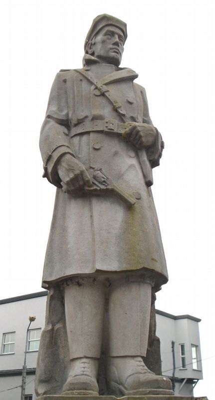 Irish Republican Army Athlone Brigade Memorial Statue image. Click for full size.