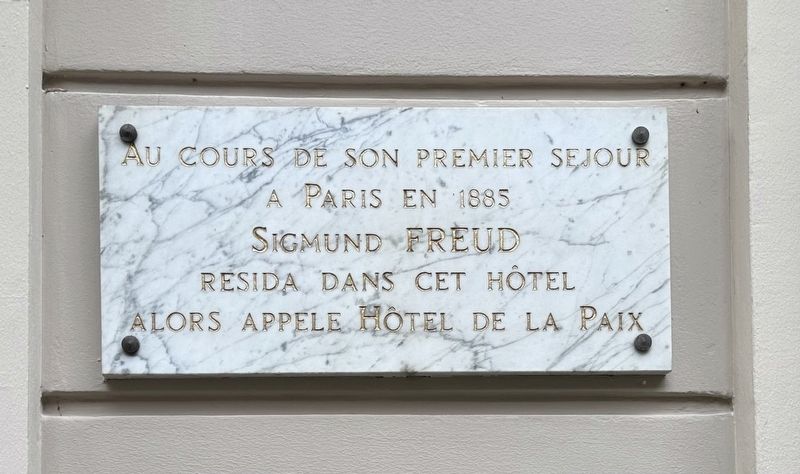 Sigmund Freud Marker. Click for full size. Sigmund Freud Marker image. Click for full size.