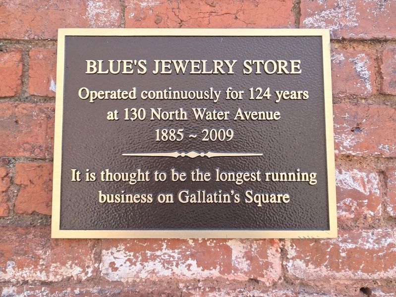 Blue's Jewelry Store Marker image. Click for full size.