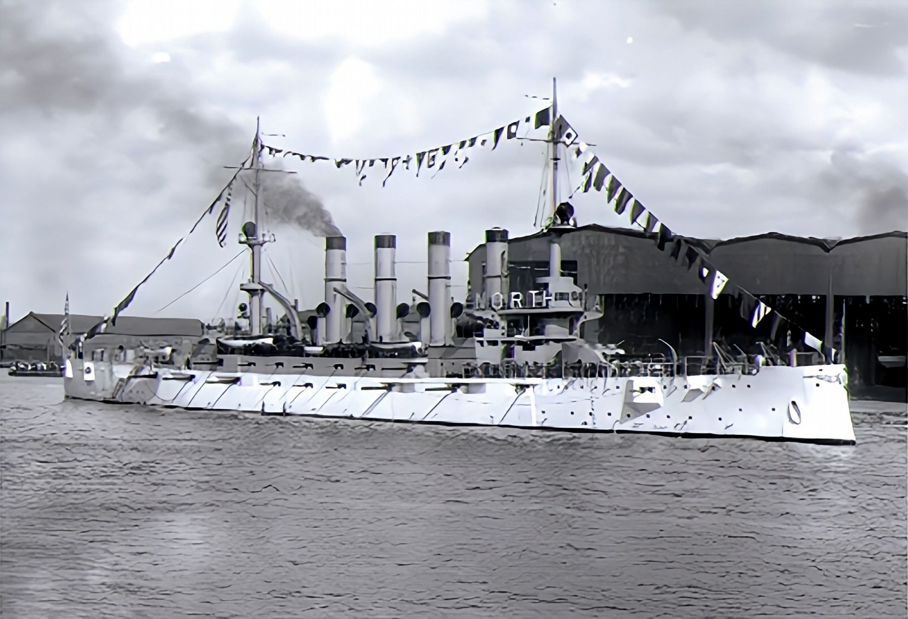 U.S.S. North Carolina Charlotte ((Armored Cruiser No. 12/CA 12). Click for more information. U.S.S. North Carolina Charlotte ((Armored Cruiser No. 12/CA 12) image. Click for more information.