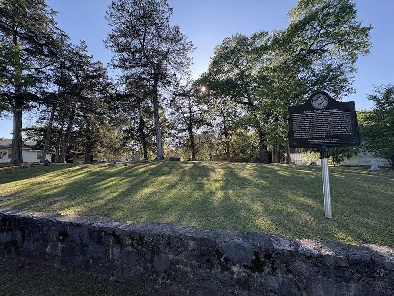Cedar Valley Academy Marker image. Click for full size.