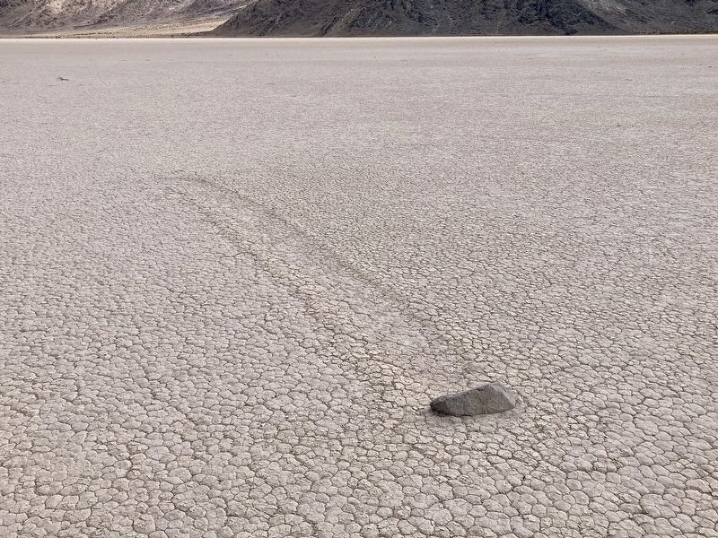 Mystery: Moving Rock. Click for full size. Mystery: Moving Rock image. Click for full size.
