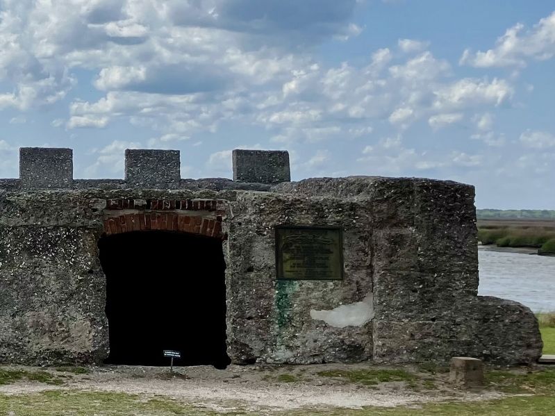 Citadel of the Town of Frederica Marker image. Click for full size.