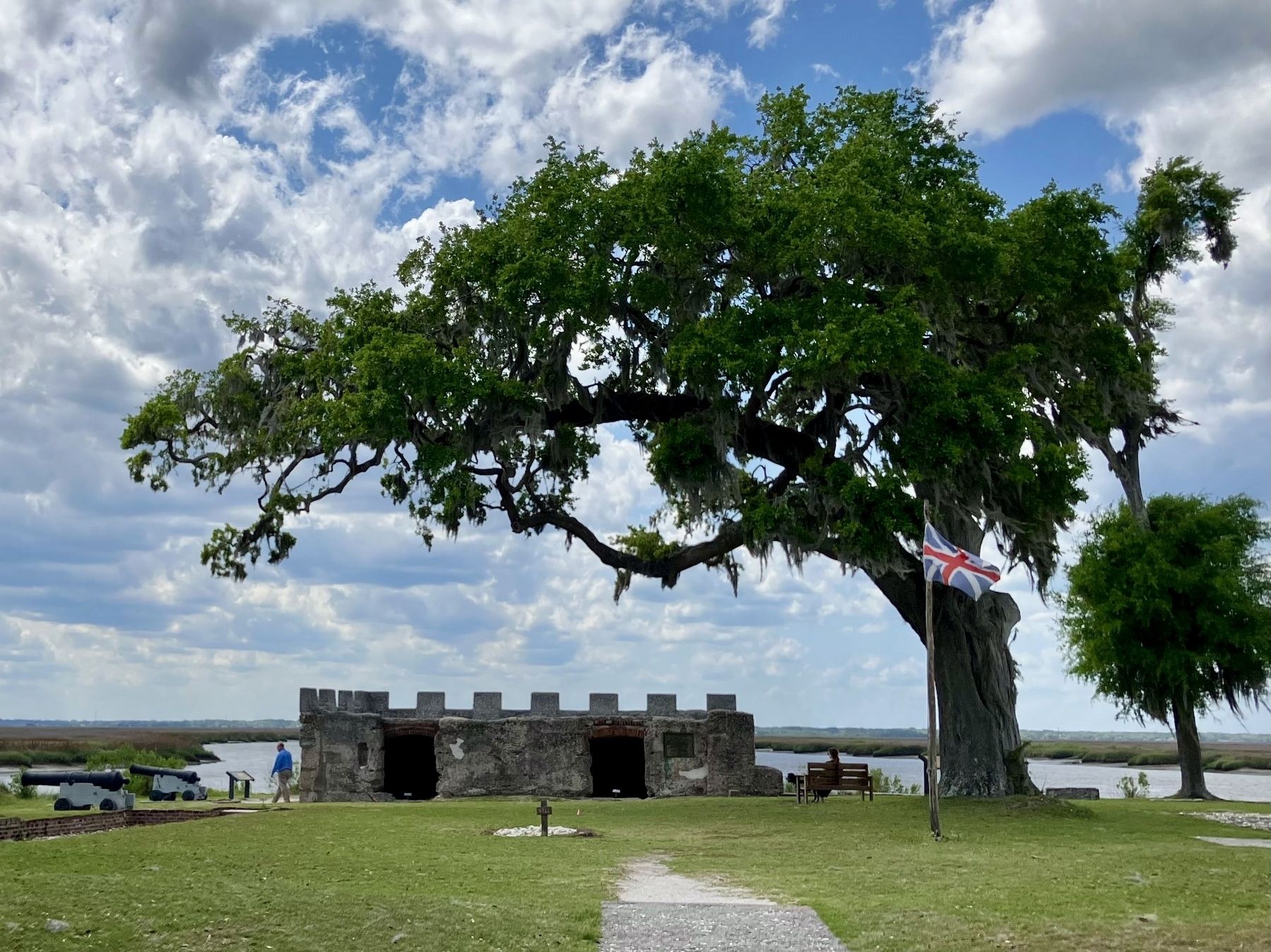 Citadel of the Town of Frederica Marker image. Click for full size.