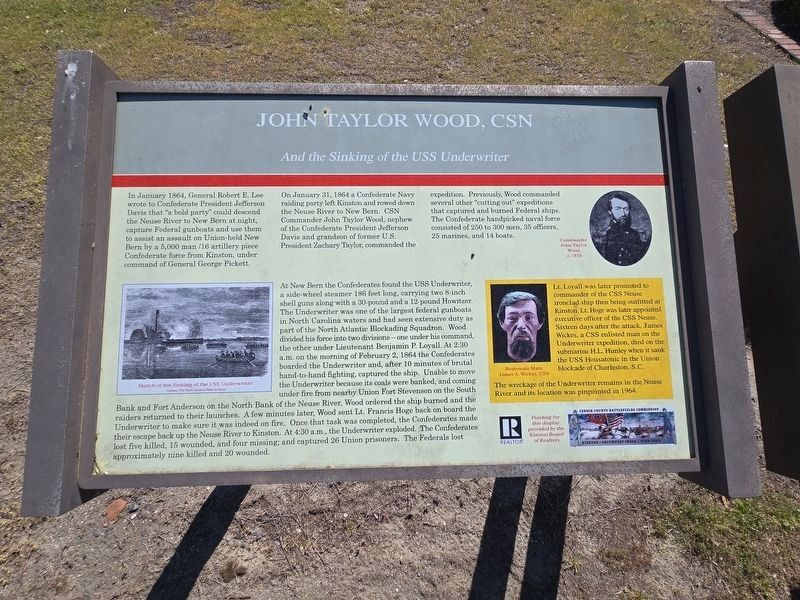 John Taylor Wood, CSN Marker. Click for full size. John Taylor Wood, CSN Marker image. Click for full size.