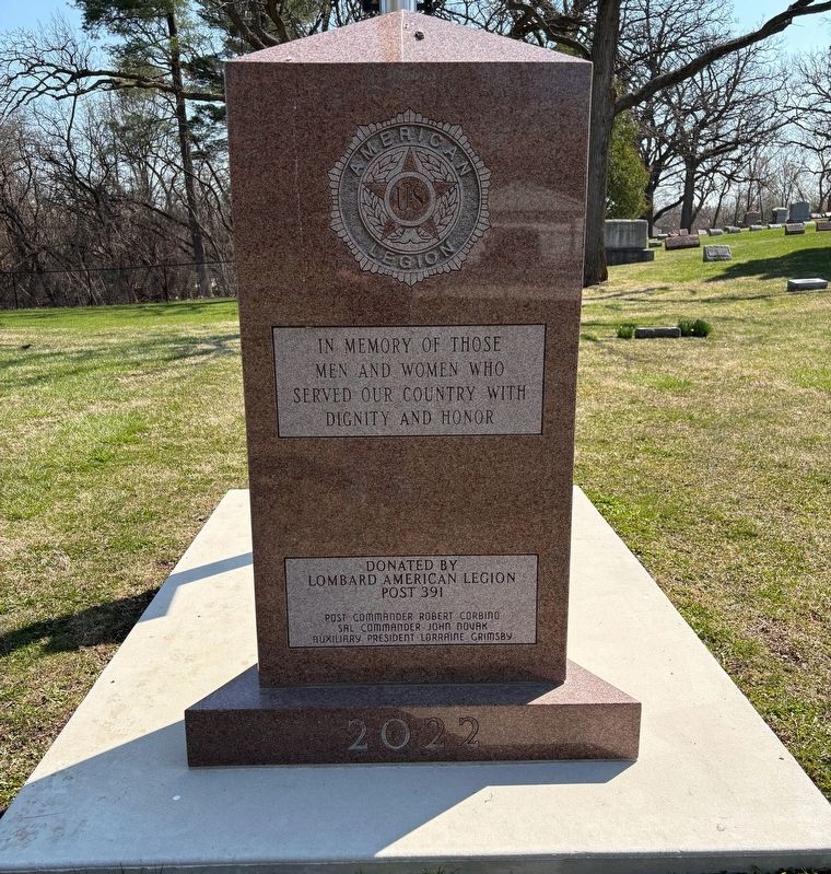 Veterans Memorial Marker. Click for full size. Veterans Memorial Marker image. Click for full size.