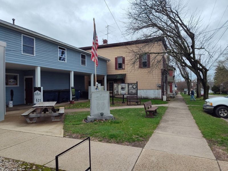 Jeromesville World War II Veterans Memorial image. Click for full size.
