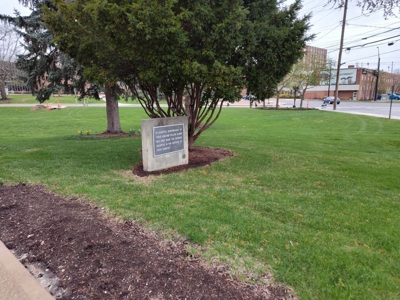 Ashland College Alumni Veterans Memorial image. Click for full size.