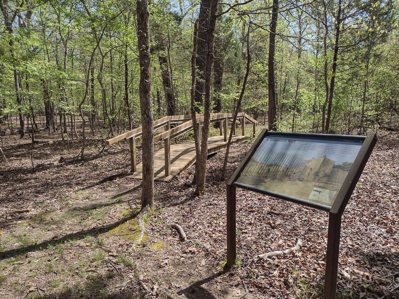 A Temporary Wall Marker. Click for full size. A Temporary Wall Marker image. Click for full size.
