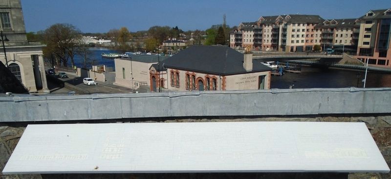 Custume Barracks/Church of Saints Peter and Paul/Railway Bridge/Luan Gallery Marker image. Click for full size.