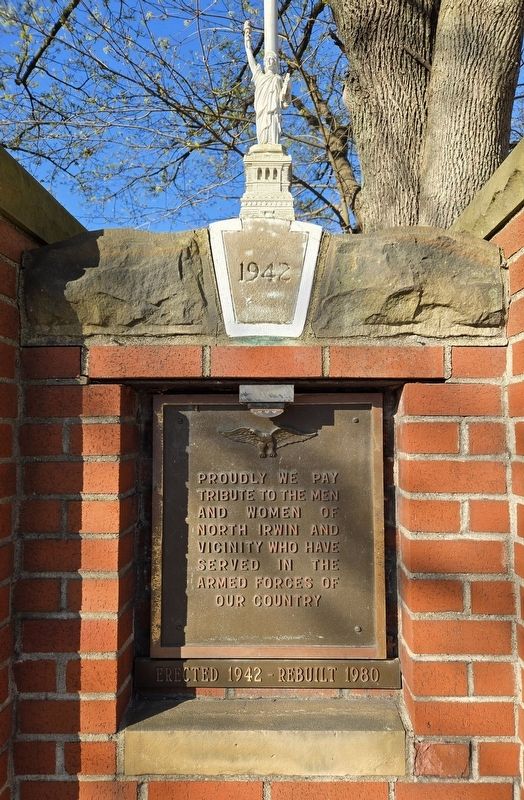 North Irwin Veterans Memorial image. Click for full size.