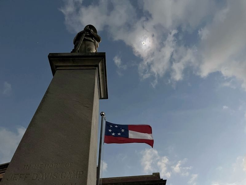 Confederate Veterans Memorial of Mills County Marker image. Click for full size.