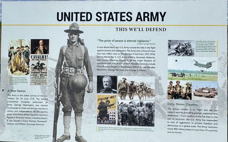 United States Army Marker. Click for full size. United States Army Marker image. Click for full size.