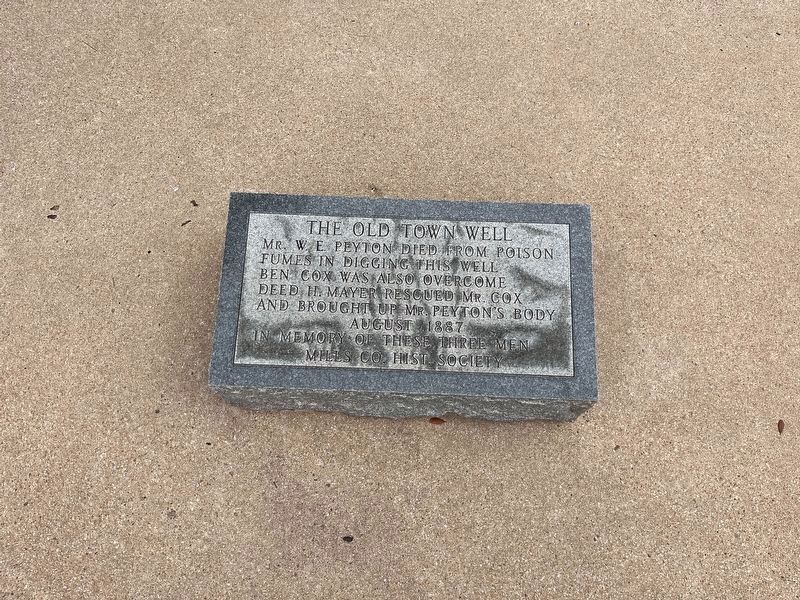 The Old Town Well Marker. Click for full size. The Old Town Well Marker image. Click for full size.