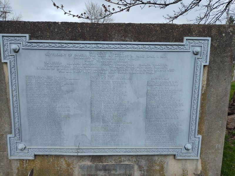 Citizens' Tablet Marker image. Click for full size.