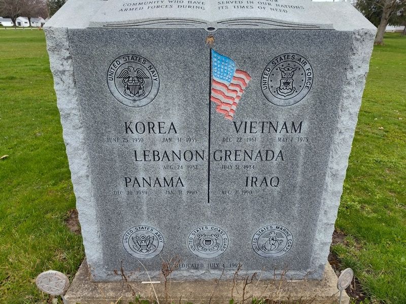 Orwell Veterans Memorial image. Click for full size.