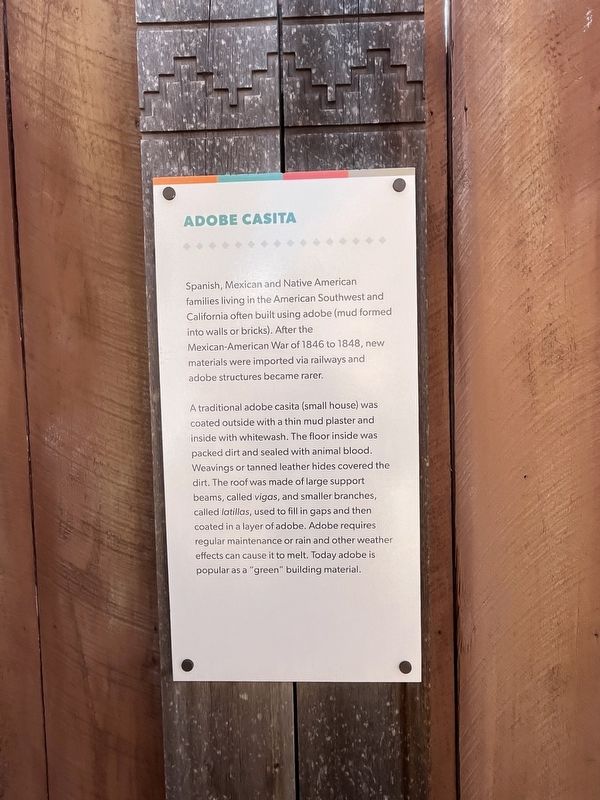 Adobe Casita Marker. Click for full size. Adobe Casita Marker image. Click for full size.