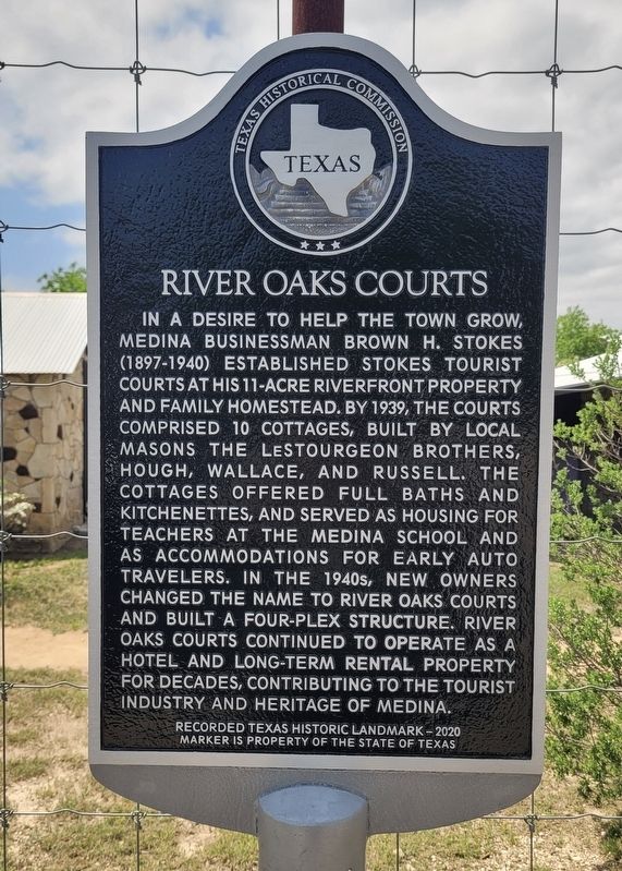 River Oaks Courts Marker image. Click for full size.