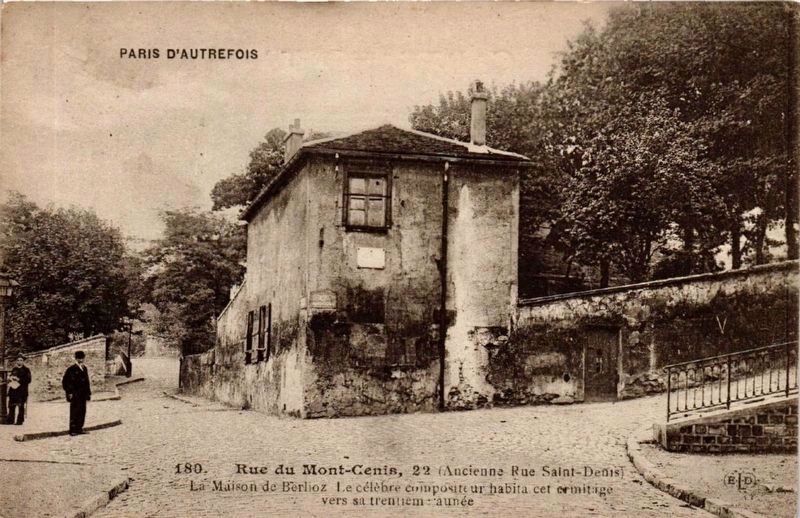 Hector Berlioz - home in Montmartre. Click for full size. Hector Berlioz - home in Montmartre image. Click for full size.