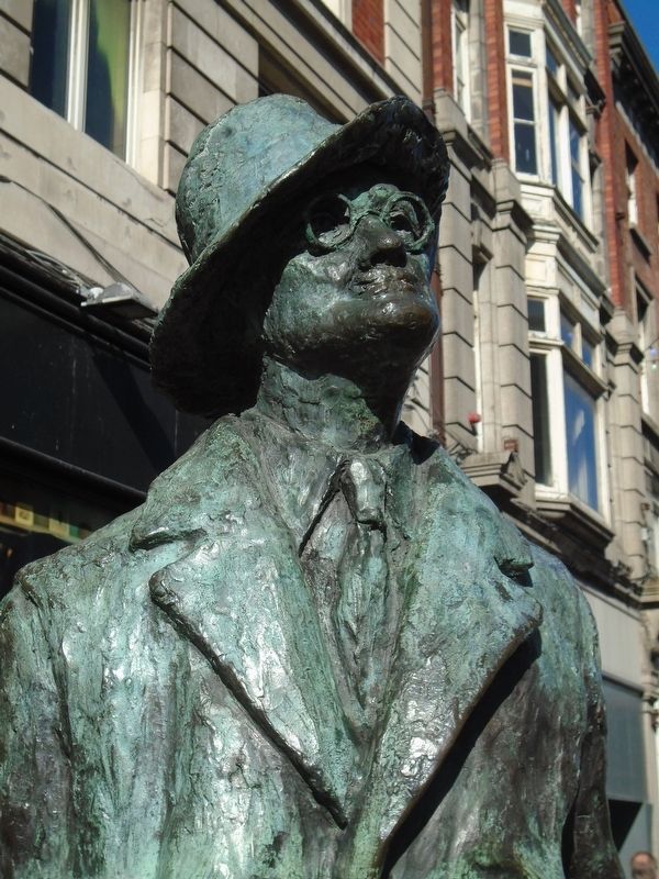 James Joyce Sculpture Detail. Click for full size. James Joyce Sculpture Detail image. Click for full size.