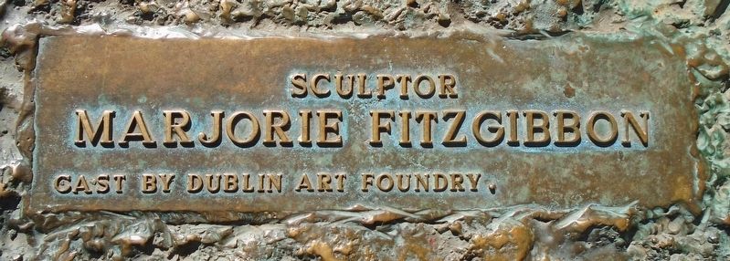 James Joyce Sculptor's Mark. Click for full size. James Joyce Sculptor's Mark image. Click for full size.