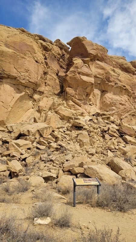 The Pueblo Alto Trail and Marker. Click for full size. The Pueblo Alto Trail and Marker image. Click for full size.