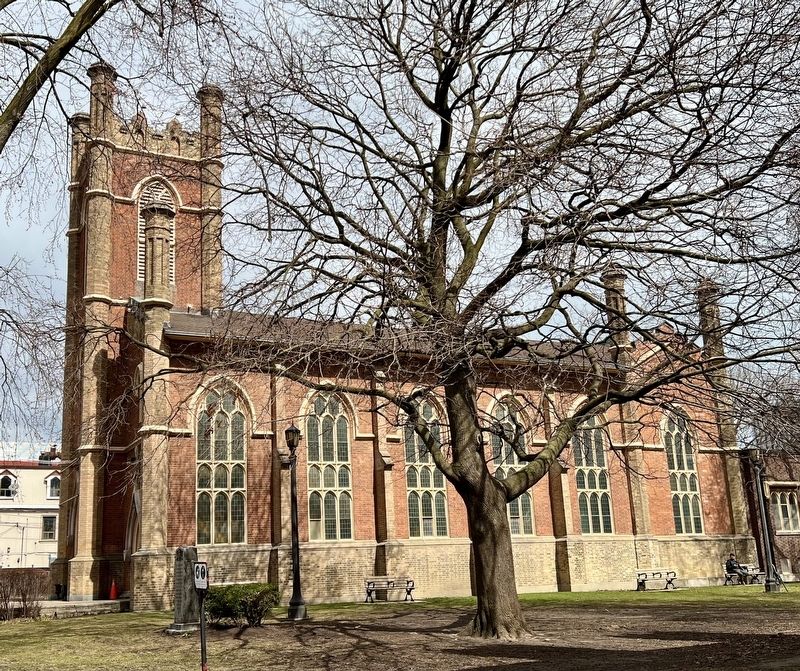 Little Trinity Church, west elevation, 2025 image. Click for full size.