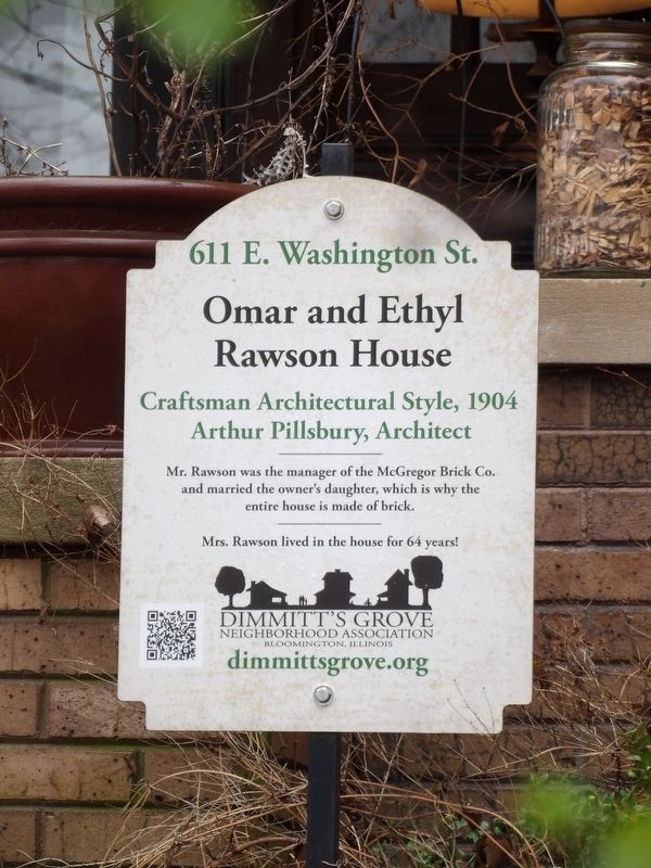 Omar and Ethyl Rawson House Marker image. Click for full size.