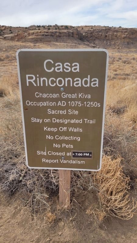 Casa Rinconada Community Marker. Click for full size. Casa Rinconada Community Marker image. Click for full size.