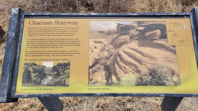 Chacoan Stairway Marker. Click for full size. Chacoan Stairway Marker image. Click for full size.