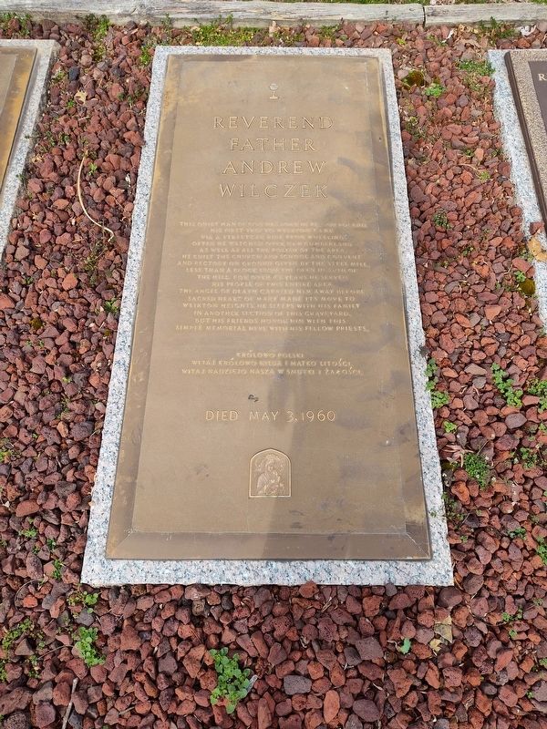 Reverand Father Andrew Wilczek Marker image. Click for full size.
