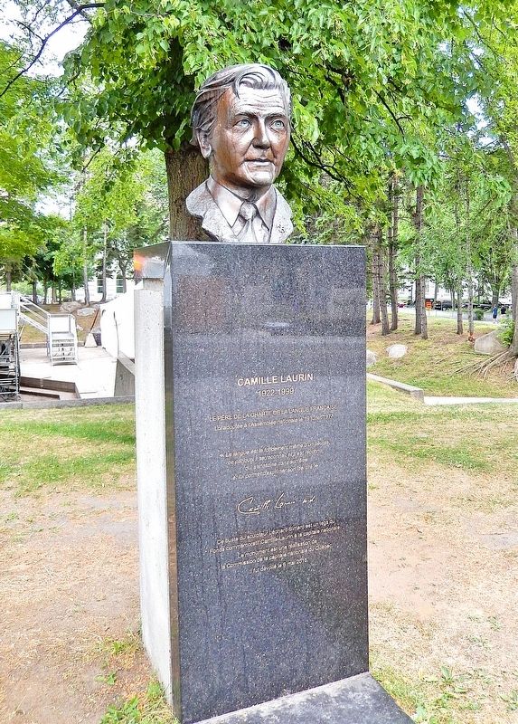 Camille Laurin Monument image. Click for full size.