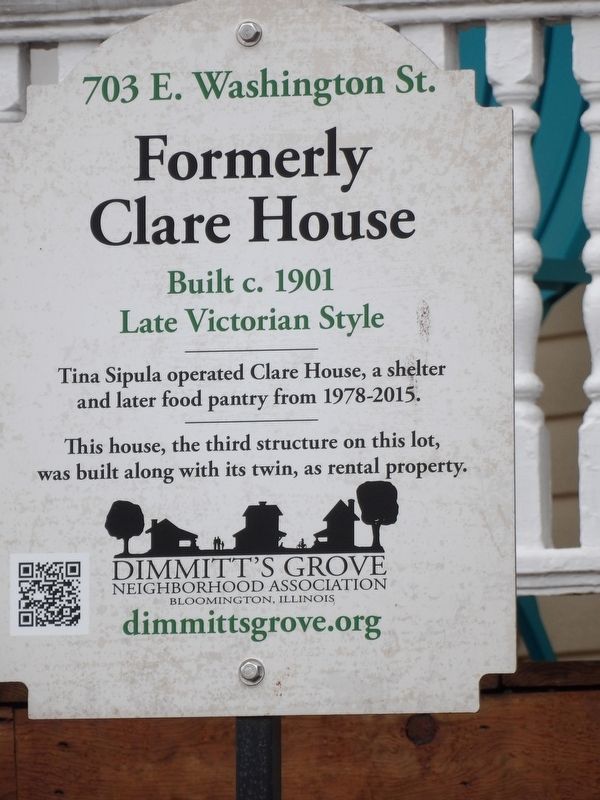 Formerly Clare House Marker image. Click for full size.