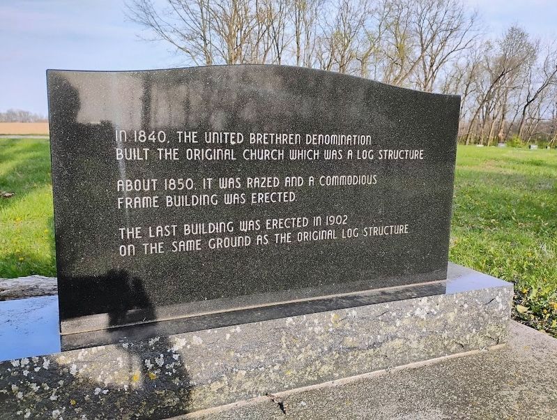 Liberty Church Marker (rear) image. Click for full size.