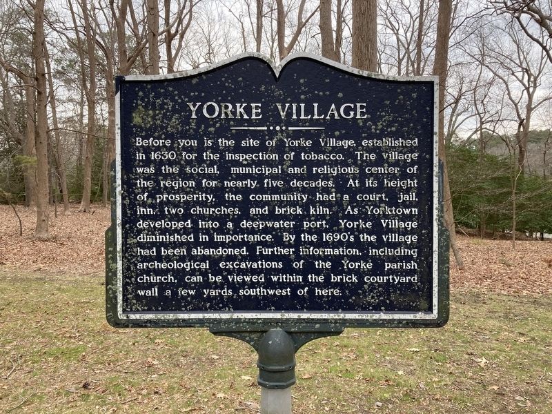 Yorke Village Historical Marker