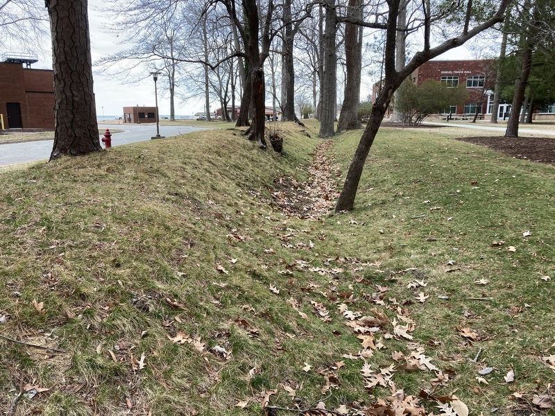 Civil War Trenches. Click for full size. Civil War Trenches image. Click for full size.