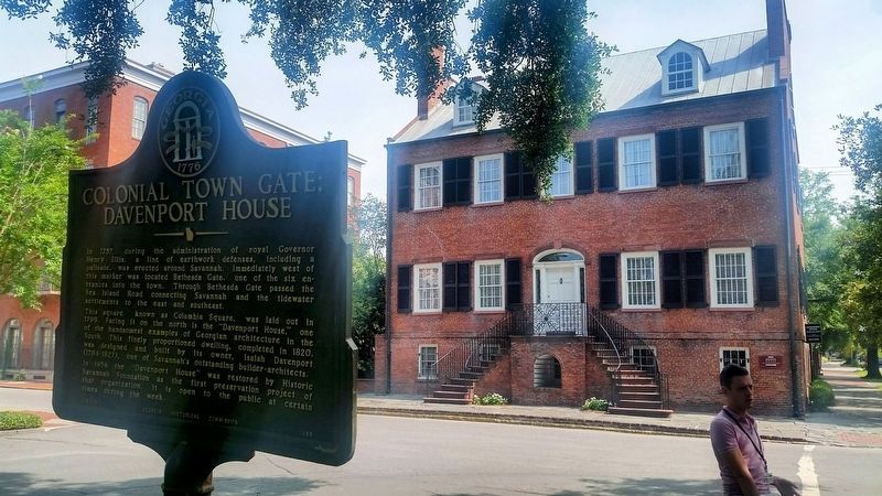 Davenport House Marker image. Click for full size.